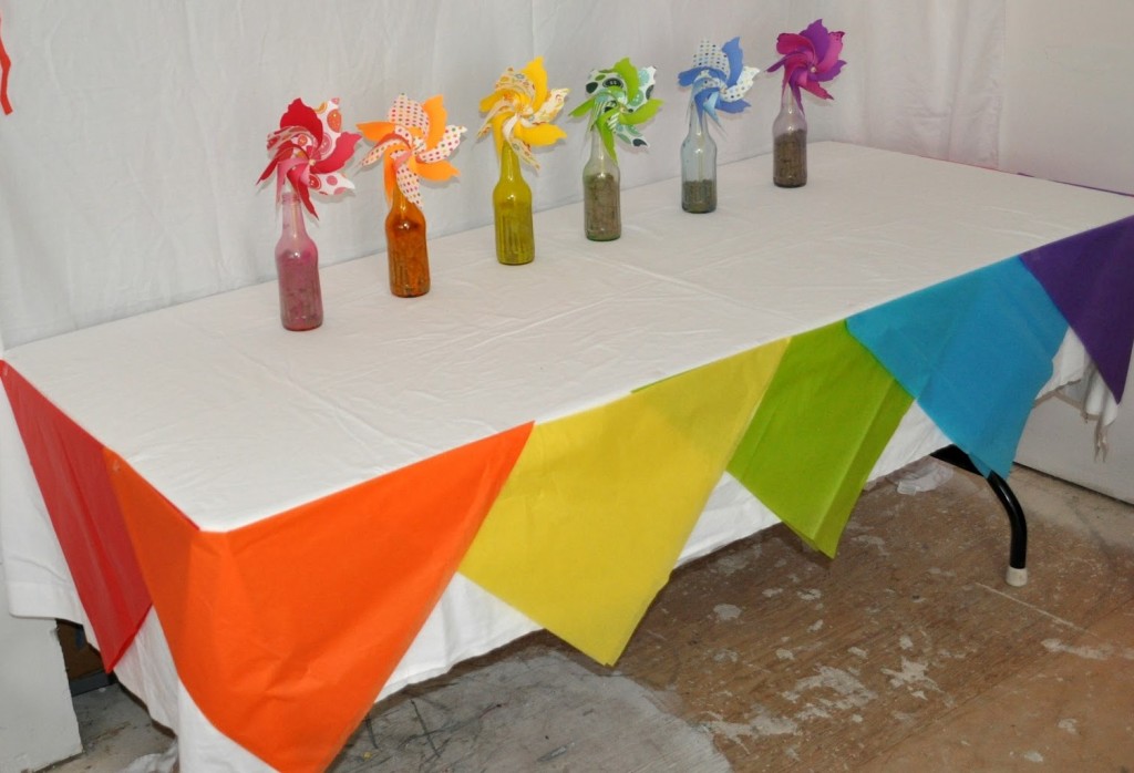 rainbow table decoration